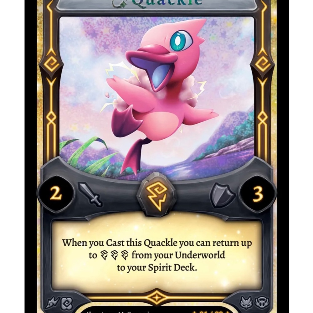 Quackle Trading Card ISO!!!! Please Do Not Buy!